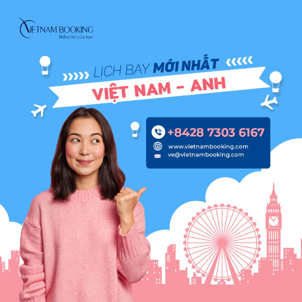 vé máy bay từ Việt Nam đi London