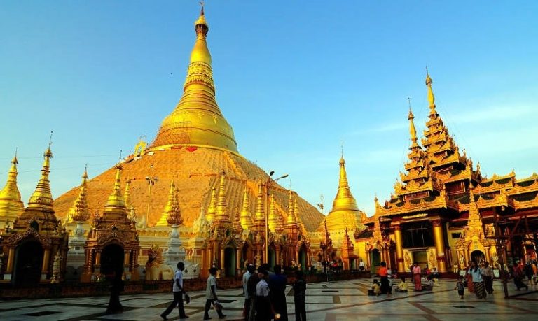 Shwedagon Top 6 ngôi chùa nổi tiếng ở Myanmar